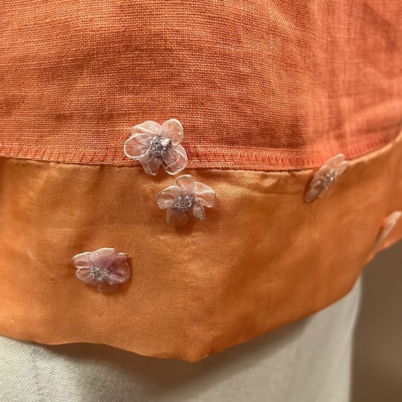 Muse Light Orange Top and Pants Set size 4P - Picture 6 of 11